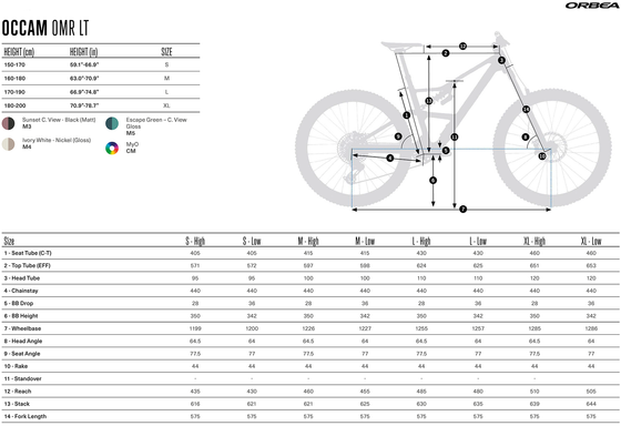 2026 ORBEA OCCAM LT M30 - OMR Carbon - Shimano XT M8100 (T247) TRAIL MTB
