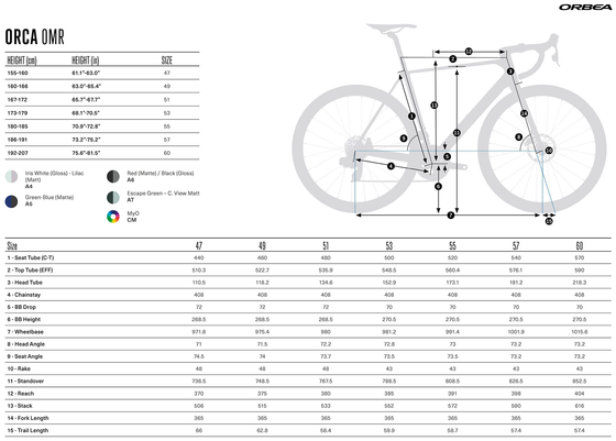 2026 ORBEA ORCA M30 - OMR CARBON - SHIMANO 105 (T106) ROAD BIKE