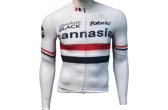 CANNASIA SEMI-COMP LONG SLEEVE JERSEY WHITE