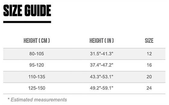 Orbea size chart best sale