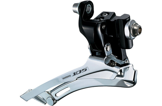 Shimano 105 FD-5700-FL 10-Speed Double Front Derailleur - Black - Braze-On